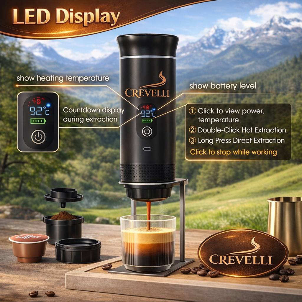Crevelli™Portable Coffee Machine 3-in-1