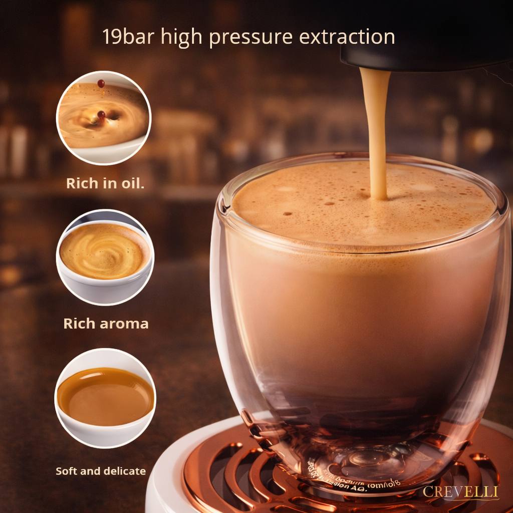 Crevelli™ 5-in-1 Capsule Coffee Machine